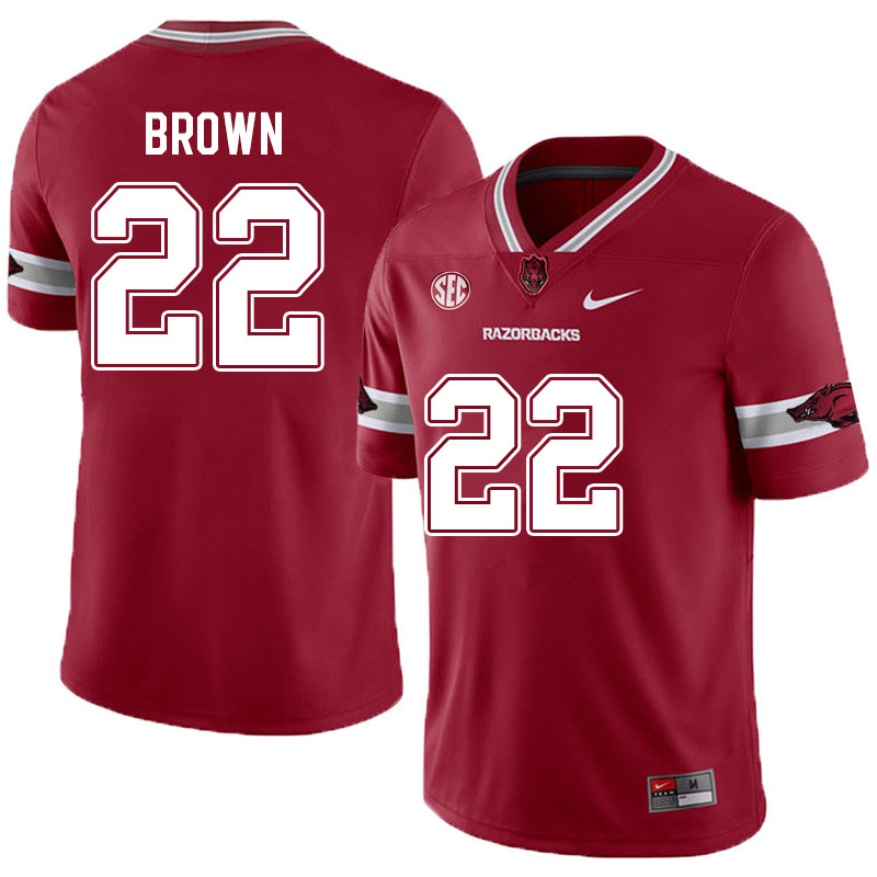 Men #22 Anthony Brown Arkansas Razorbacks College Football Jerseys Sale-Alternate Cardinal
